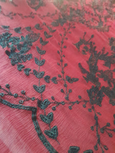 Mariab Duppta Embroidered chiffon