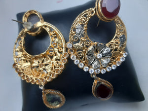 Egyptian gold plated Ruby Earings