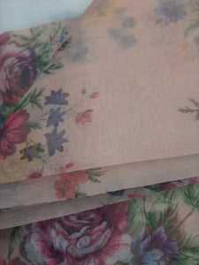 Mariab Shirt Fabric Printed Organza