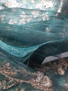 Mariab Fabric Luxe Zari Net