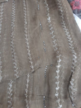Load image into Gallery viewer, Mariab Saree Hand work Chiffon
