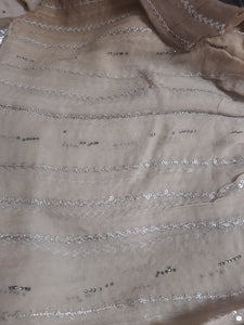 Mariab Saree Hand work Chiffon