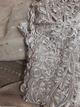 Load image into Gallery viewer, Mariab Saree Hand work Chiffon
