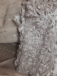 Mariab Saree Hand work Chiffon