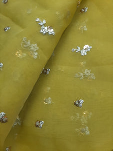 Mariab Fabric Embroidered Organza