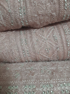 Mariab Fabric Luxe Chiffon Embroidered