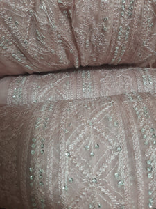 Mariab Fabric Luxe Chiffon Embroidered