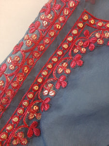 Mariab Neckline & Bunch set