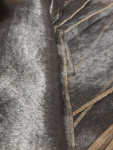 Mariab Fabric Plain Zari Net