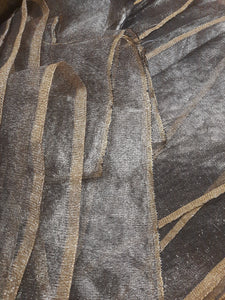 Mariab Fabric Plain Zari Net