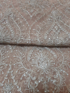 Mariab Fabric Luxe Embroidered Organza