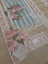 Load image into Gallery viewer, Crimson Neckline Panel Silk-Applic Embroidered
