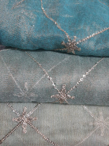 Mariab Fabric Embroidered Masori cotton net