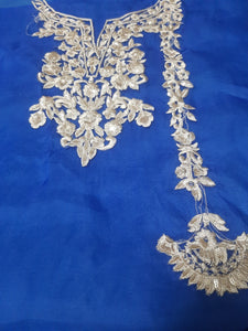 Agha Noor Front Embroidered Organza