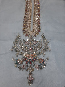 Branded Neckline Hand Work Stones