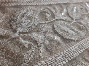 Branded Fabric Embroidered Net