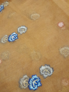 Branded Duppta Embroidered Net