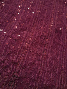 Mariab Fabric Luxe Chiffon Embroidered