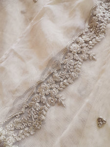 Mariab Duppta Embroidered Net