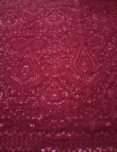 Mariab Fabric Luxe Chiffon Embroidered