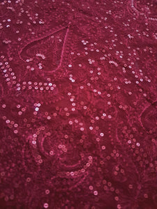 Mariab Fabric Luxe Chiffon Embroidered