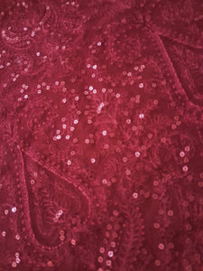 Mariab Fabric Luxe Chiffon Embroidered