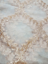 Load image into Gallery viewer, Branded Fabric Jacquard Organza / lurex
