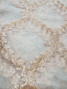 Branded Fabric Jacquard Organza / lurex