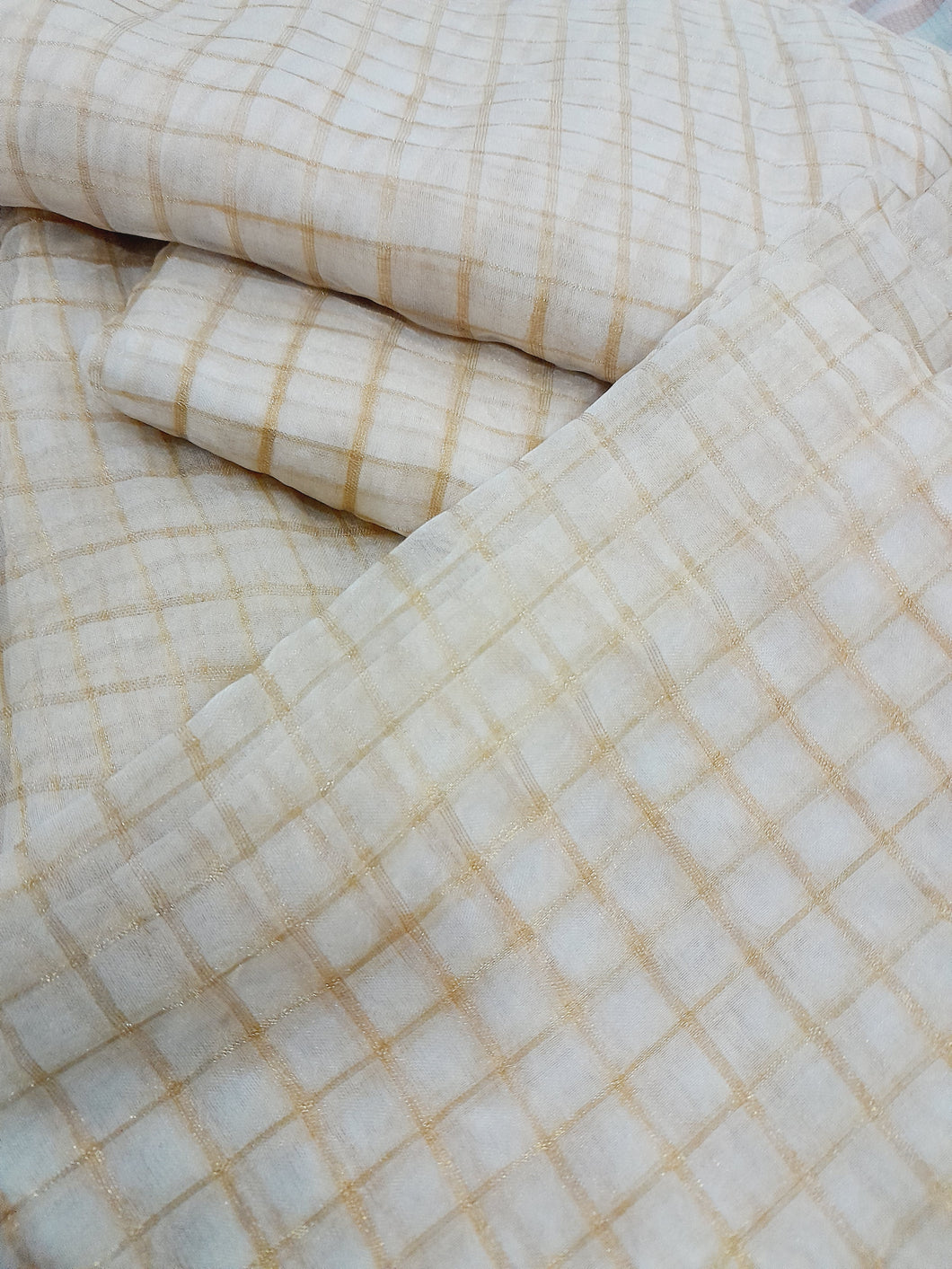 Mariab Fabric khaddi Organza