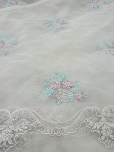 Mariab Duppta Embroidered Organza