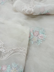 Mariab Duppta Embroidered Organza