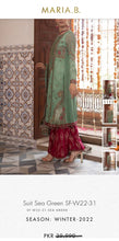 Load image into Gallery viewer, Mariab Patch velvet Semi Stitched
