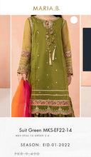 Load image into Gallery viewer, Mariab Neckline Hyderabadi
