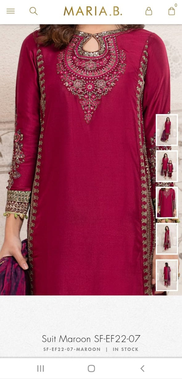 Mariab Neckline Hyderabadi