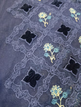 Load image into Gallery viewer, Mariab Front Luxe velvet applique Net
