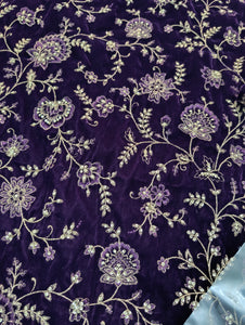 Mariab Fabric Luxe Embroidered Velvet