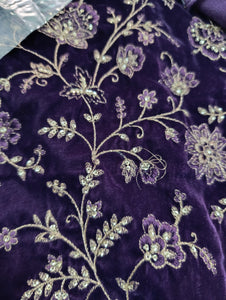 Mariab Fabric Luxe Embroidered Velvet