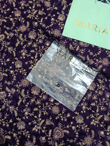 Mariab Fabric Luxe Embroidered Velvet