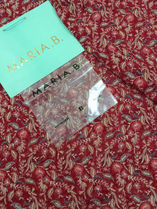 Mariab Fabric Luxe Chiffon Embroidered