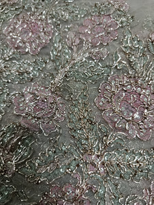 Mariab Front Luxe Embellished Net