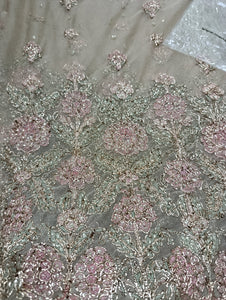 Mariab Front Luxe Embellished Net