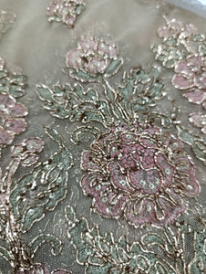 Mariab Front Luxe Embellished Net