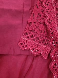 Mariab Saree Hand work Ready to Wear