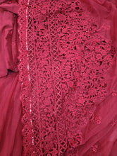 Load image into Gallery viewer, Mariab Saree Hand work Ready to Wear
