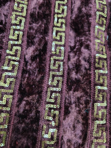 Mariab Patch Set velvet shawl