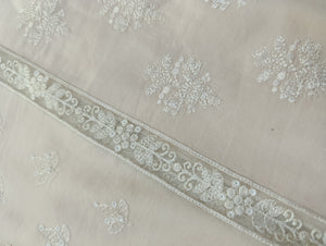 Mariab Fabric Luxe Laser Cut Lawn