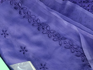 Mariab Duppta Luxe Schiffli Embroidered Chiffon