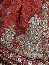 Load image into Gallery viewer, Mariab Saree Embroidered Chiffon
