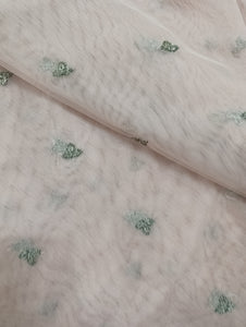 Mariab Duppta Embroidered Net