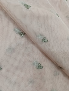 Mariab Duppta Embroidered Net